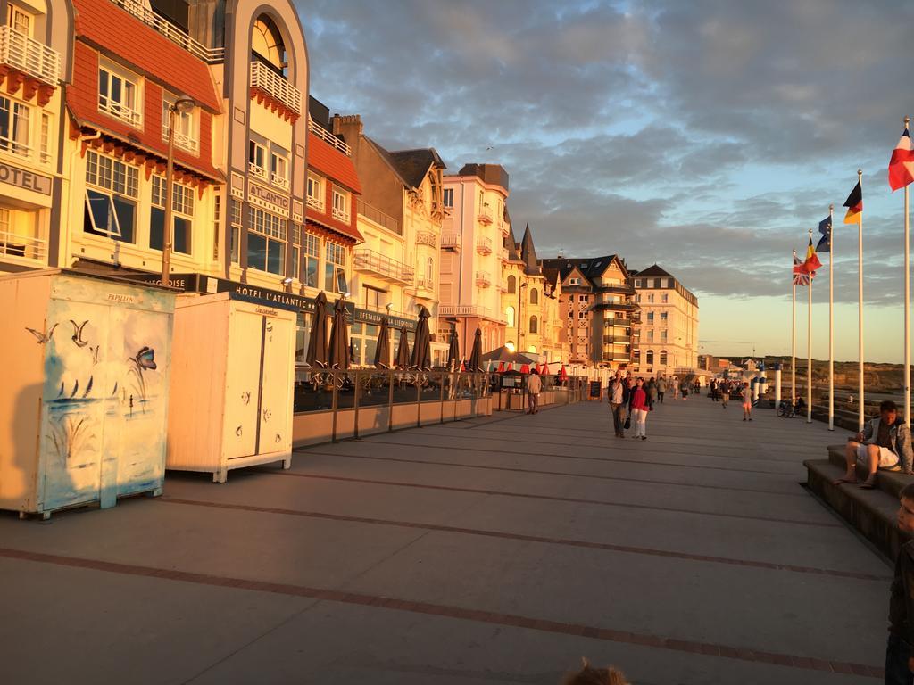 Le Wim'Heureux Terrasse Lejlighed Wimereux Eksteriør billede