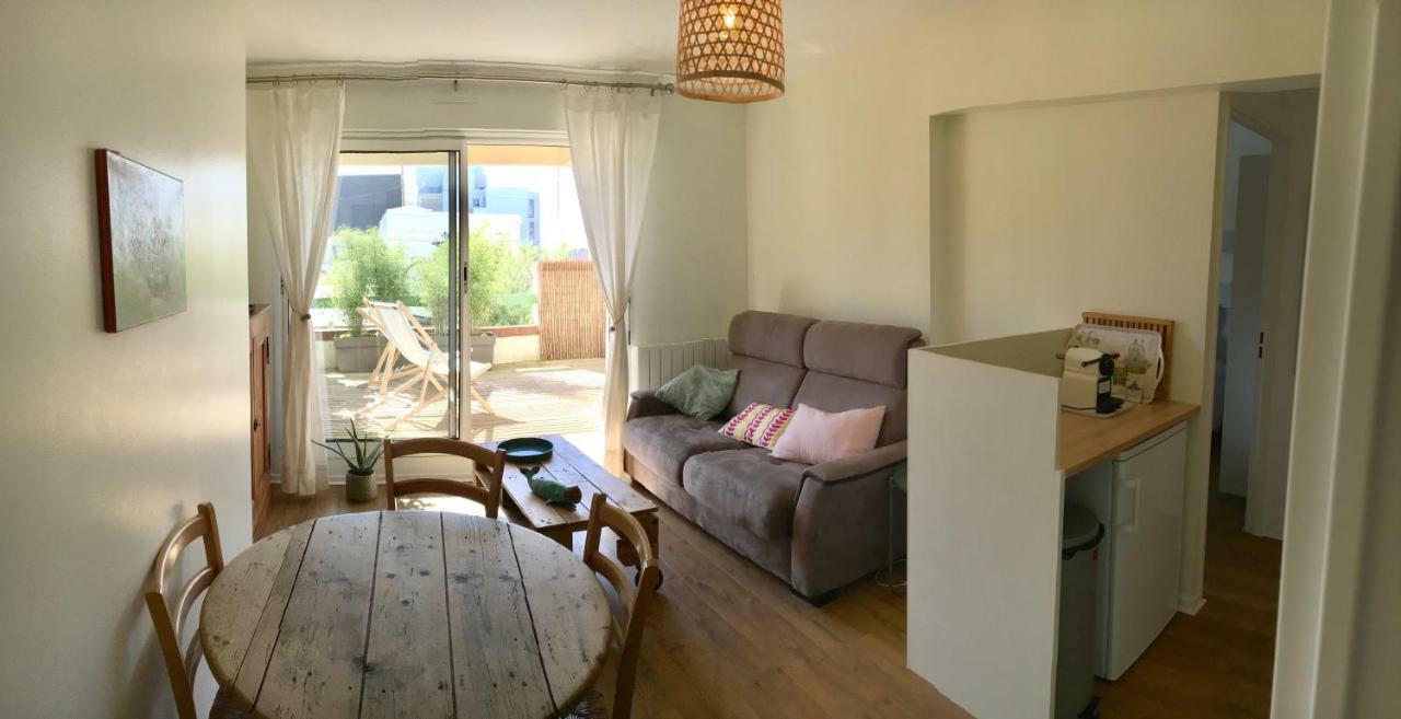 Le Wim'Heureux Terrasse Lejlighed Wimereux Eksteriør billede