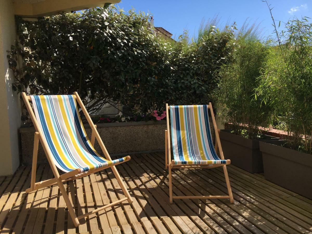 Le Wim'Heureux Terrasse Lejlighed Wimereux Eksteriør billede